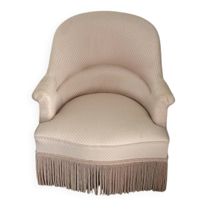 Fauteuil crapaud rose
