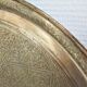 Oriental brass top leafy decoration xl diameter 48 cm vintage
