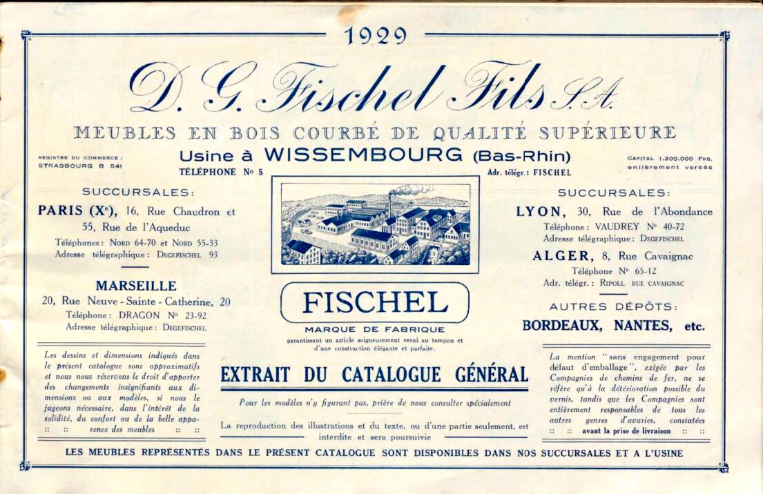 Fischel chair N°396 circa 1929, variant of Thonet 738/XI