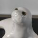 Ceramic glazed "blanchon" seal statuette from Alcobaça – Portugal