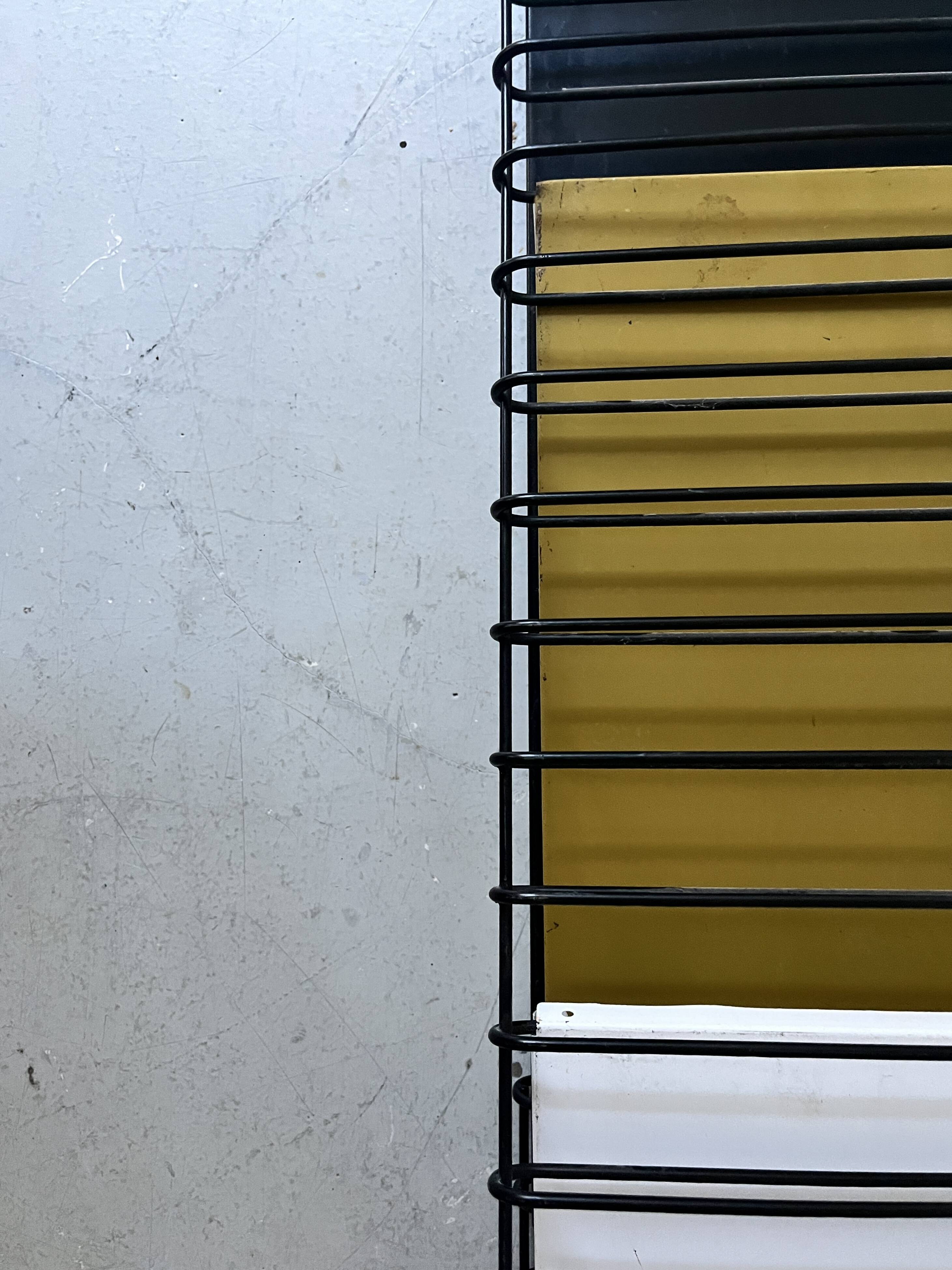 Tomado design metal wall shelf 1970