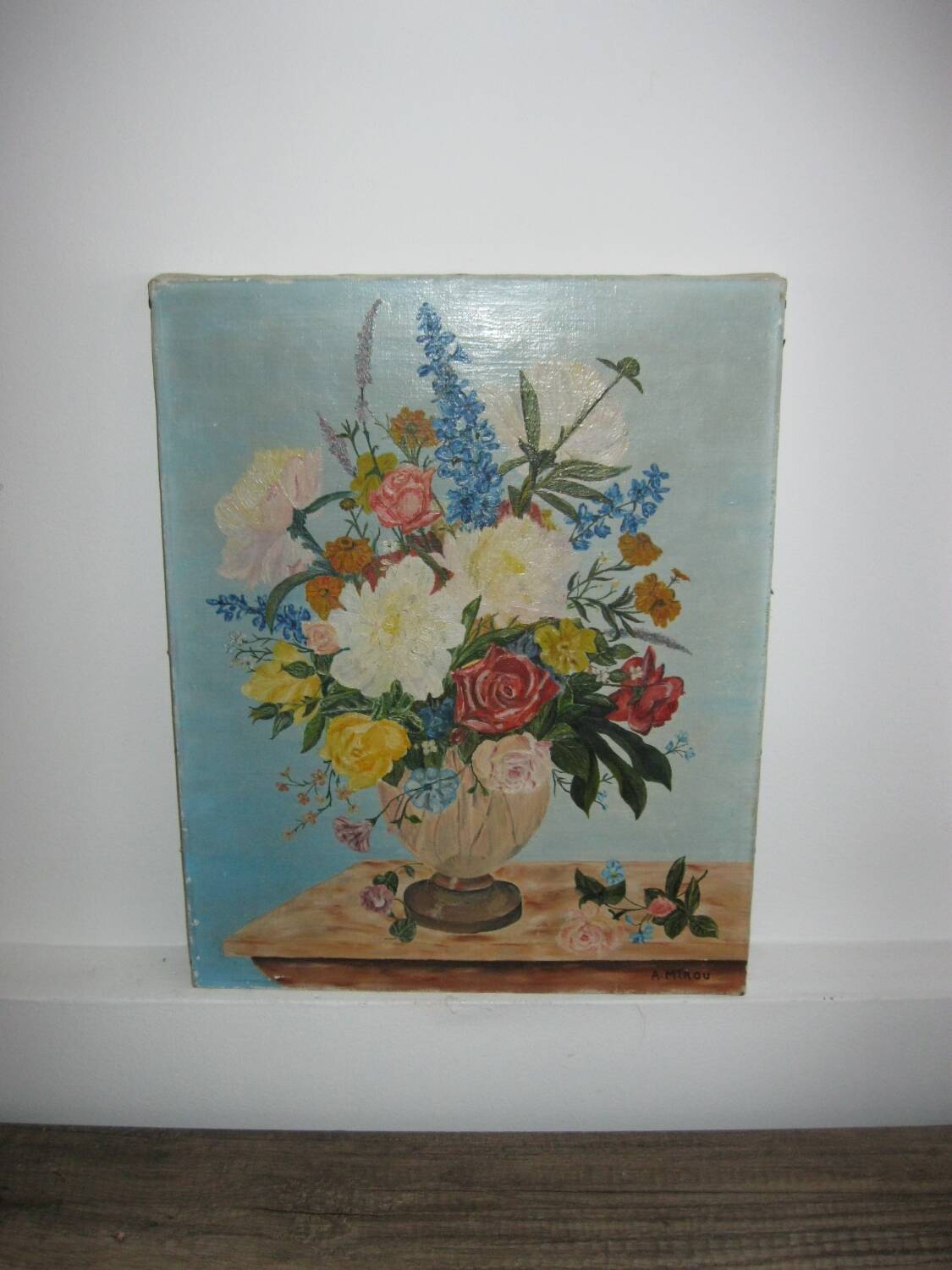 Flower bouquet painting