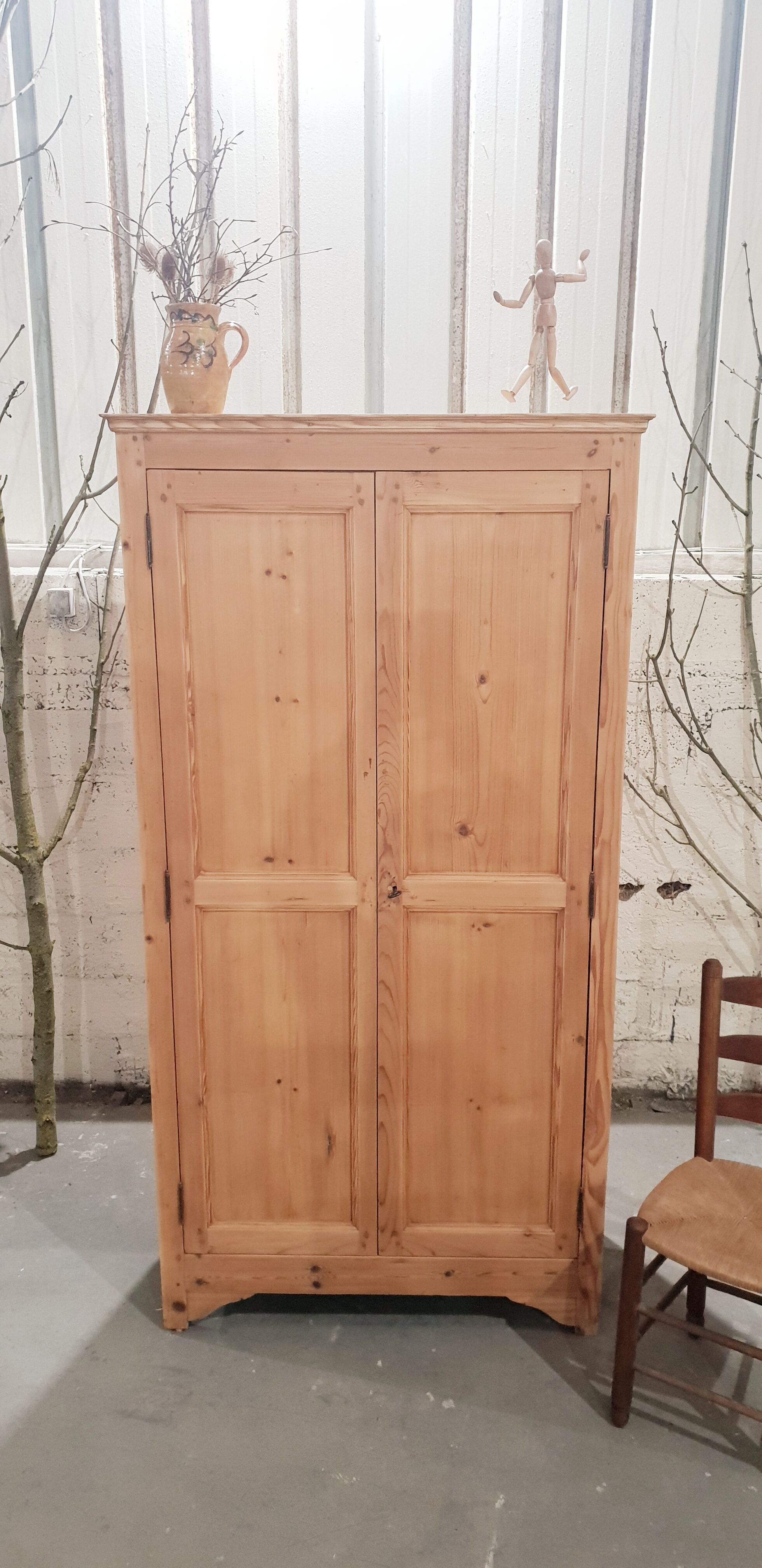 Antique pine cabinet