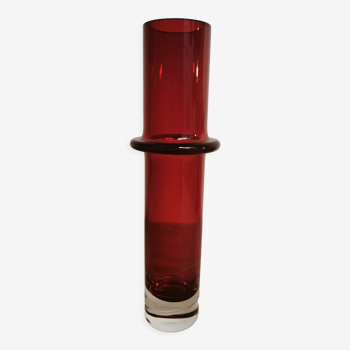 Vase en verre contemporain rouge Zwiesel