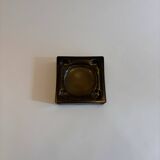 Cendrier pavé de verre vintage