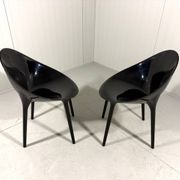 Philippe Starck glossy Super Impossible chairs, Kartell Italy