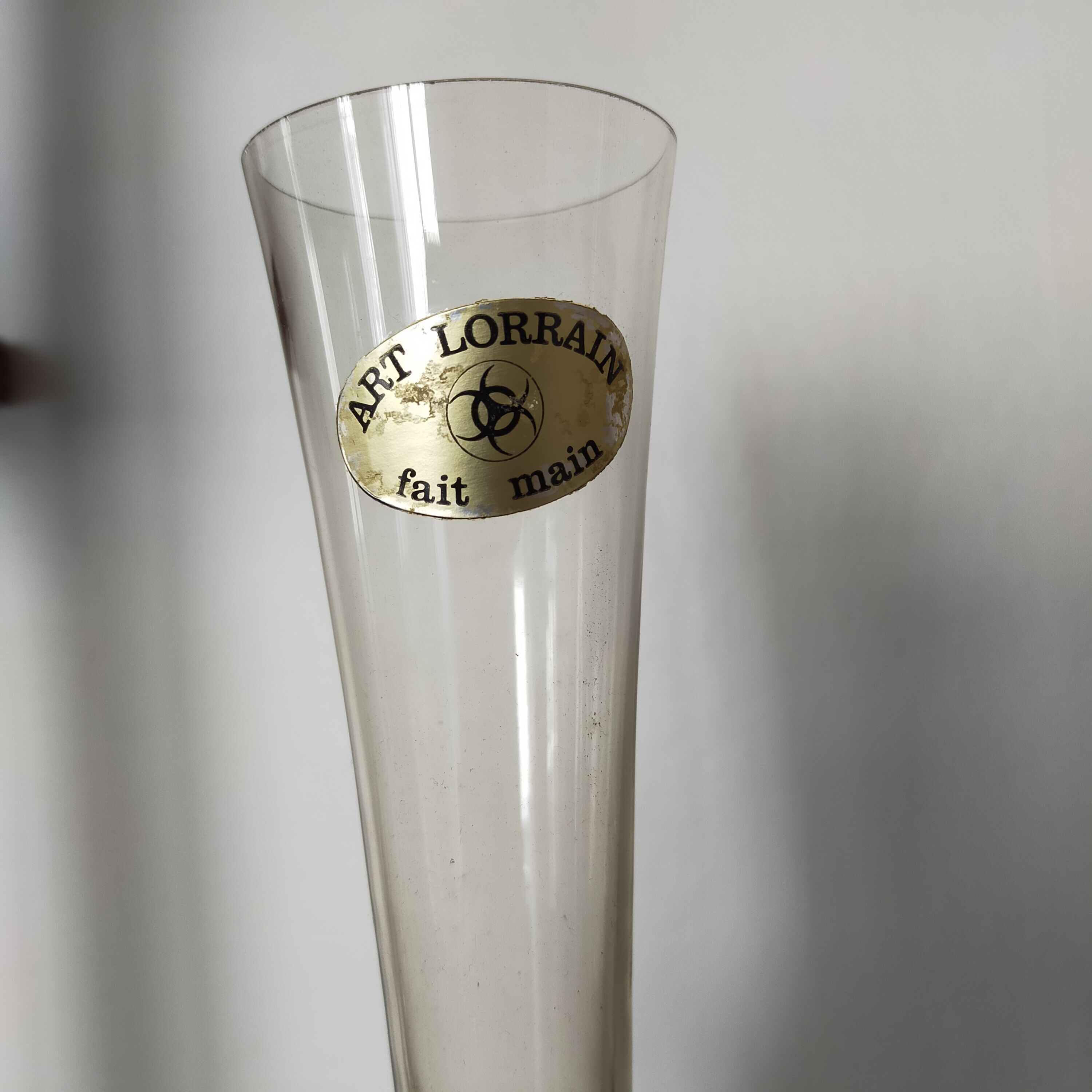 Seventies crystal vase