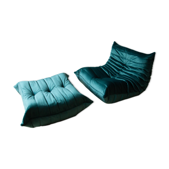 Togo armchair and ottoman model designed by Michel Ducaroy 1973