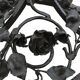 Wrought iron floor lamp, 170 cm, Art Deco work circa 1920