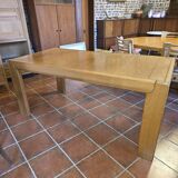 Extendable table in elm from the Regain house of the 1970s.