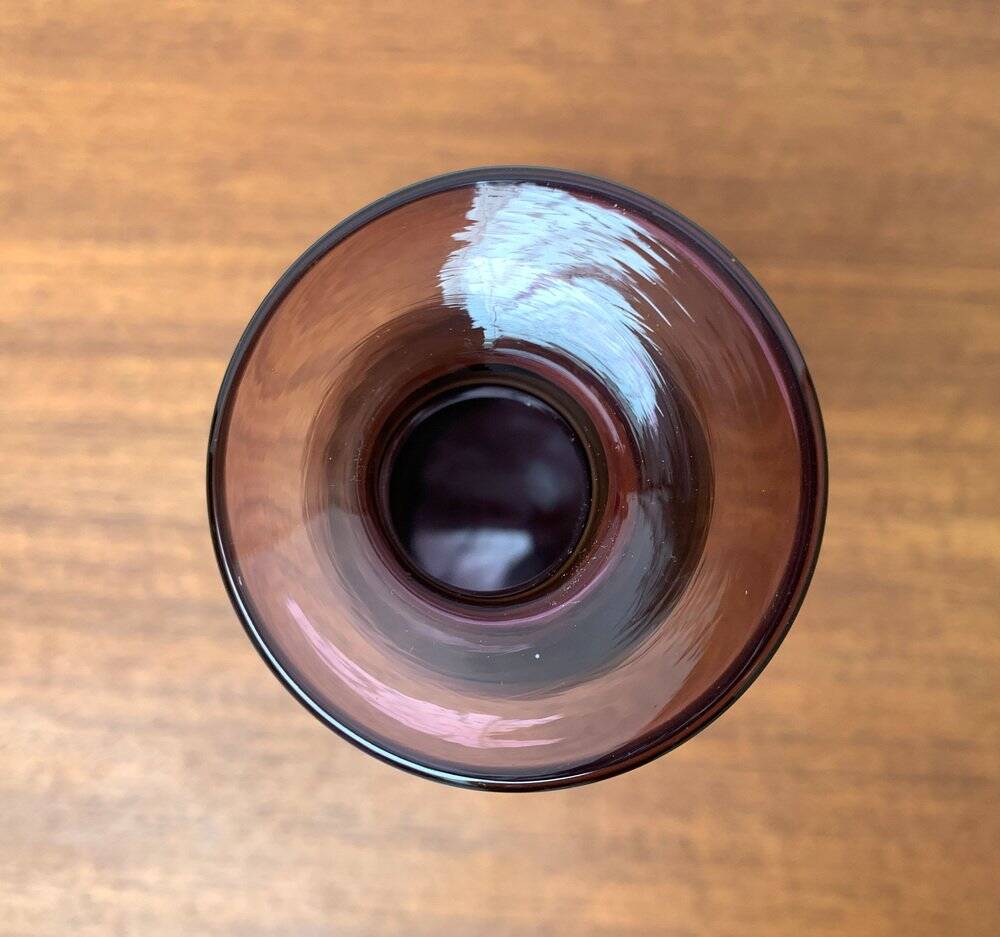 Mid-century Danish glass bottle vase, 1960s.