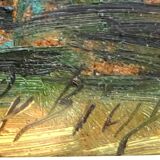 Marine Italienne, Huile sûr Panneau , JM Bilargi, XXe