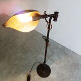 Lampadaire vintage en laiton des années 1970