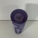 Vase en verre de Murano satin violet vintage italien, années 1970