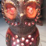 Large ceramic desk lamp Lava year 70