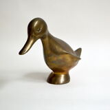 Canard vintage en laiton