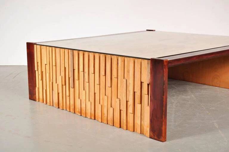 1960s large edition coffee table by Percival Lafer, Brazil