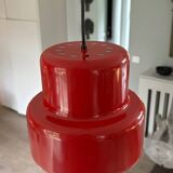 2 "Poker" pendant lights by Jo Hammerborg - Denmark 1970s