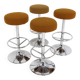 Set de 4 tabourets de bar, Börje Johansson, Markaryd, Suède, 1970