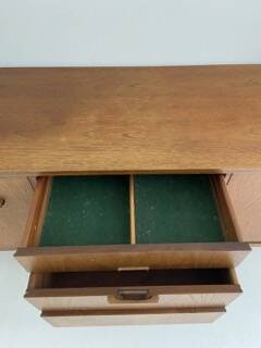 Large vintage designer teak sideboard by Nathan