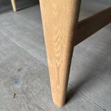 table basse chêne massif brut-Danemark années 70/80