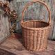 Vintage french cylindrical basket