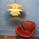 Iconic vintage large P. Henningsen PH6 1/2 - 6 Charlottenborg chandelier
