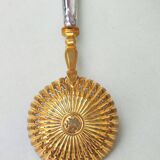 Silver and gilt silver sugar sifting spoon