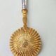 Silver and gilt silver sugar sifting spoon