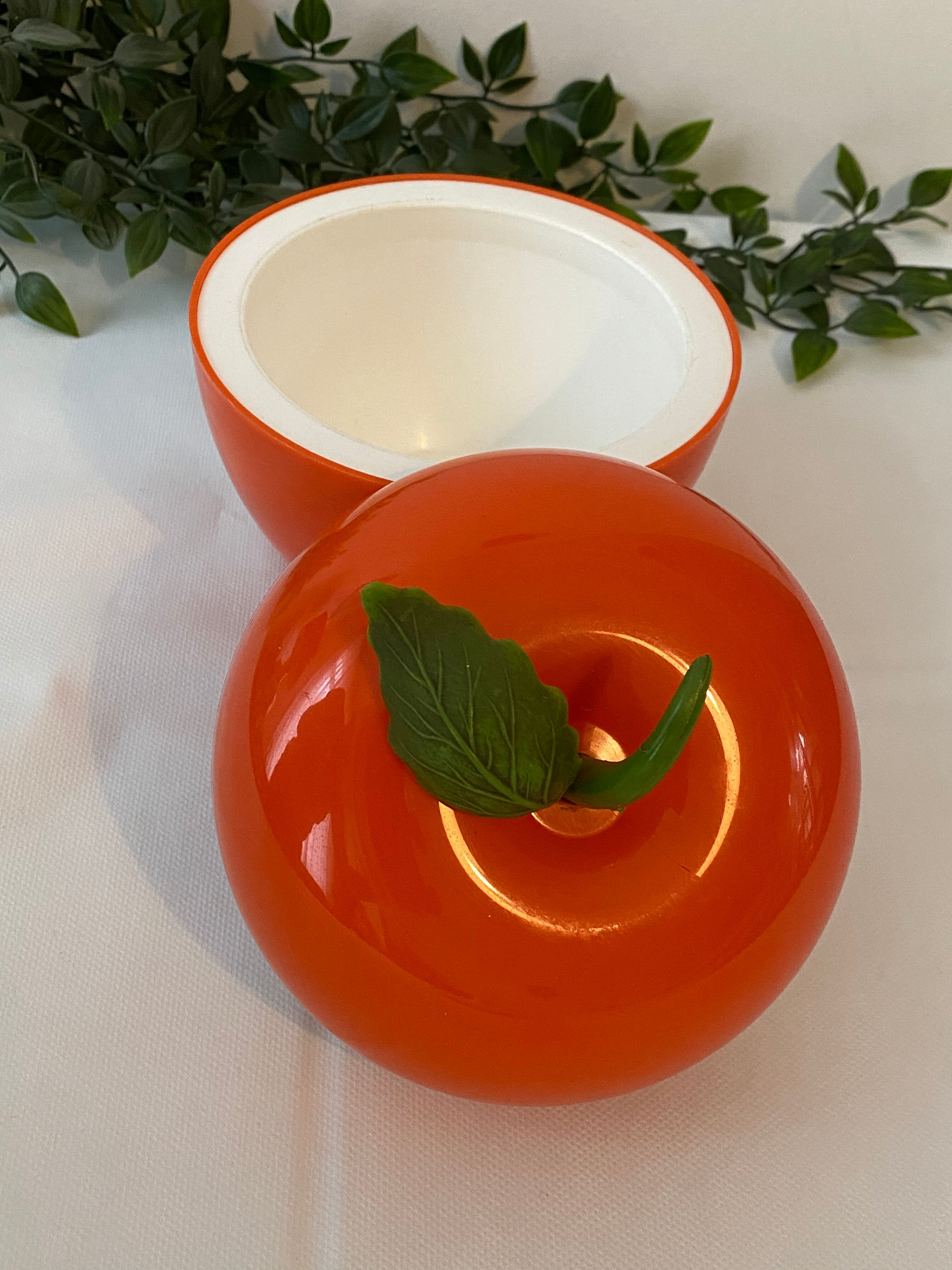 Orange apple ice bucket