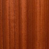 Beveled oval mirror on art deco door Mahogany 79x162