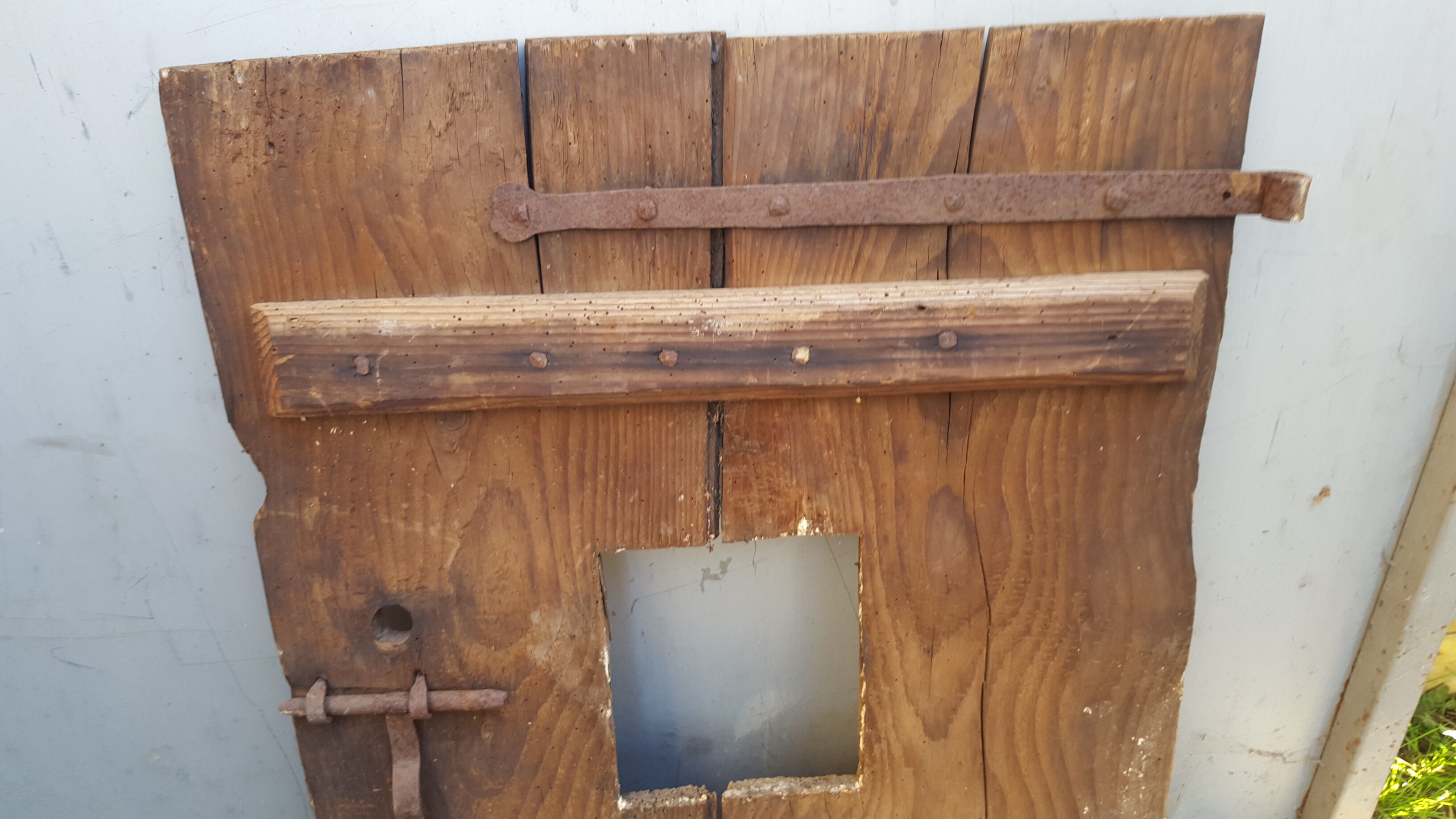 19th-century gate with skylight