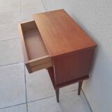 old vintage bedside table