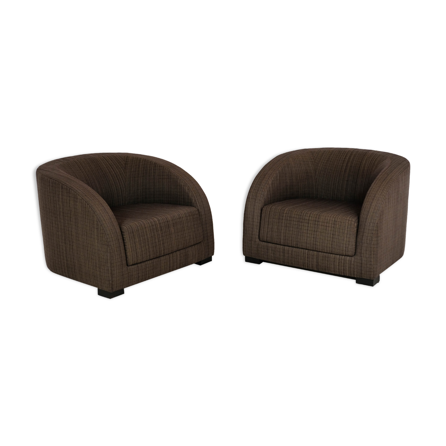 Paire de fauteuils d’Essex par Armani Casa