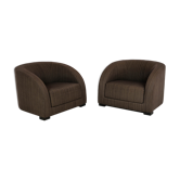 Pair of Essex armchairs by Armani Casa