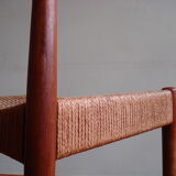 Danish Dining Chairs by Arne Hovmand Olsen for Mogens Kold, Set of 6, 1960s