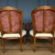SUITE 4 ARMCHAIRS FRENCH PARIS LOUIS XV ERA STAMP FALCONET