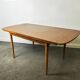 1960/70s Schreiber Mid-Century extending dining table 4 matching dining cha