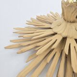 Giant sunburst wall lamp