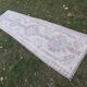 Vintage Turkish hallway rug 100x391 cm
