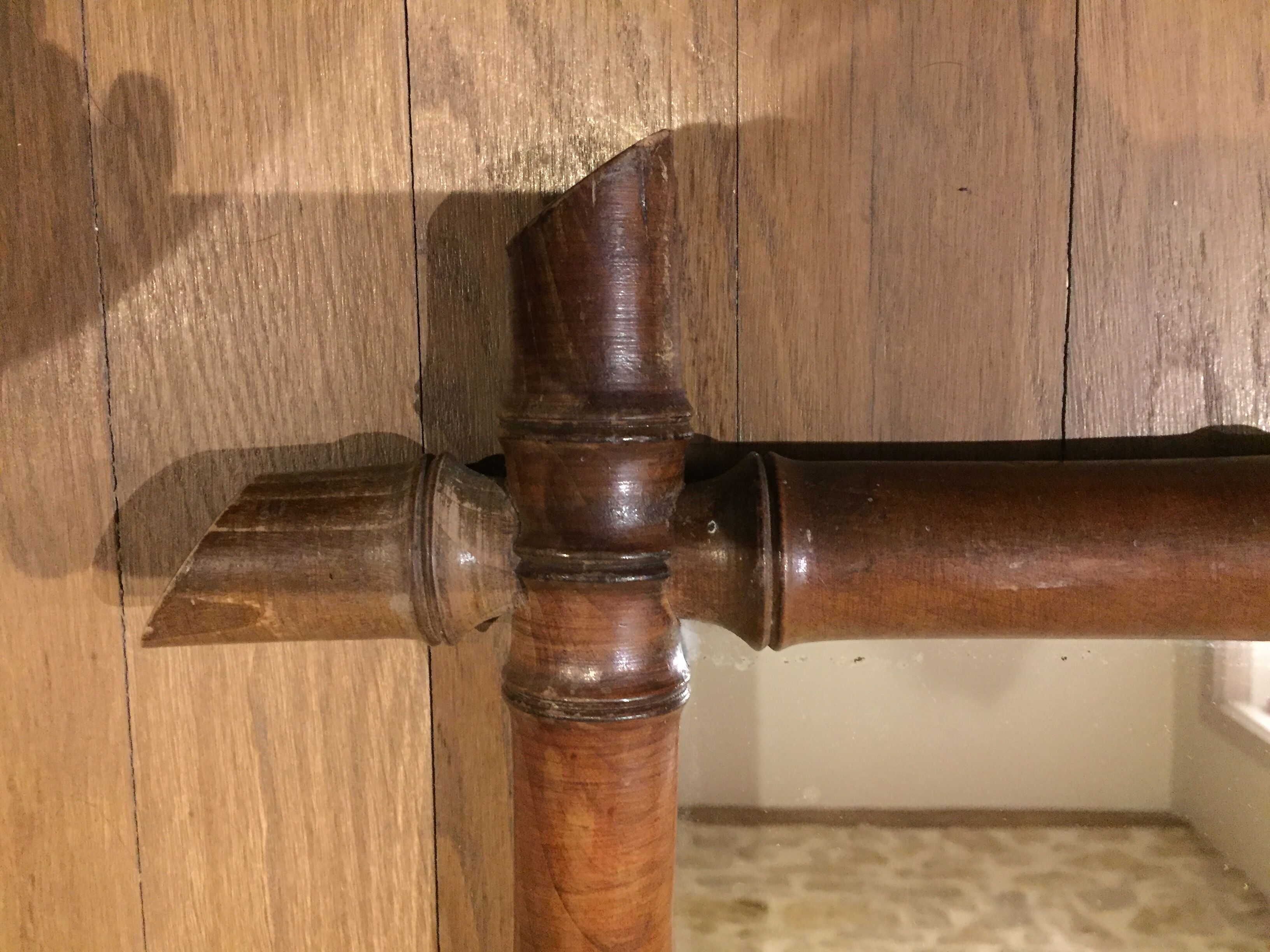 Bamboo mirror, 87 x 65cm