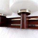 Applies double teak and chrome metal