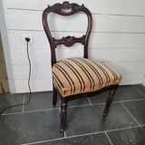 Chaise style Louis Philippe en acajou