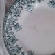 Set of 4 antique ironstone plates from Saint-Amand, "Jane" model.