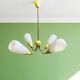 Mid Centiry Modern dining chandelier with 4 lights