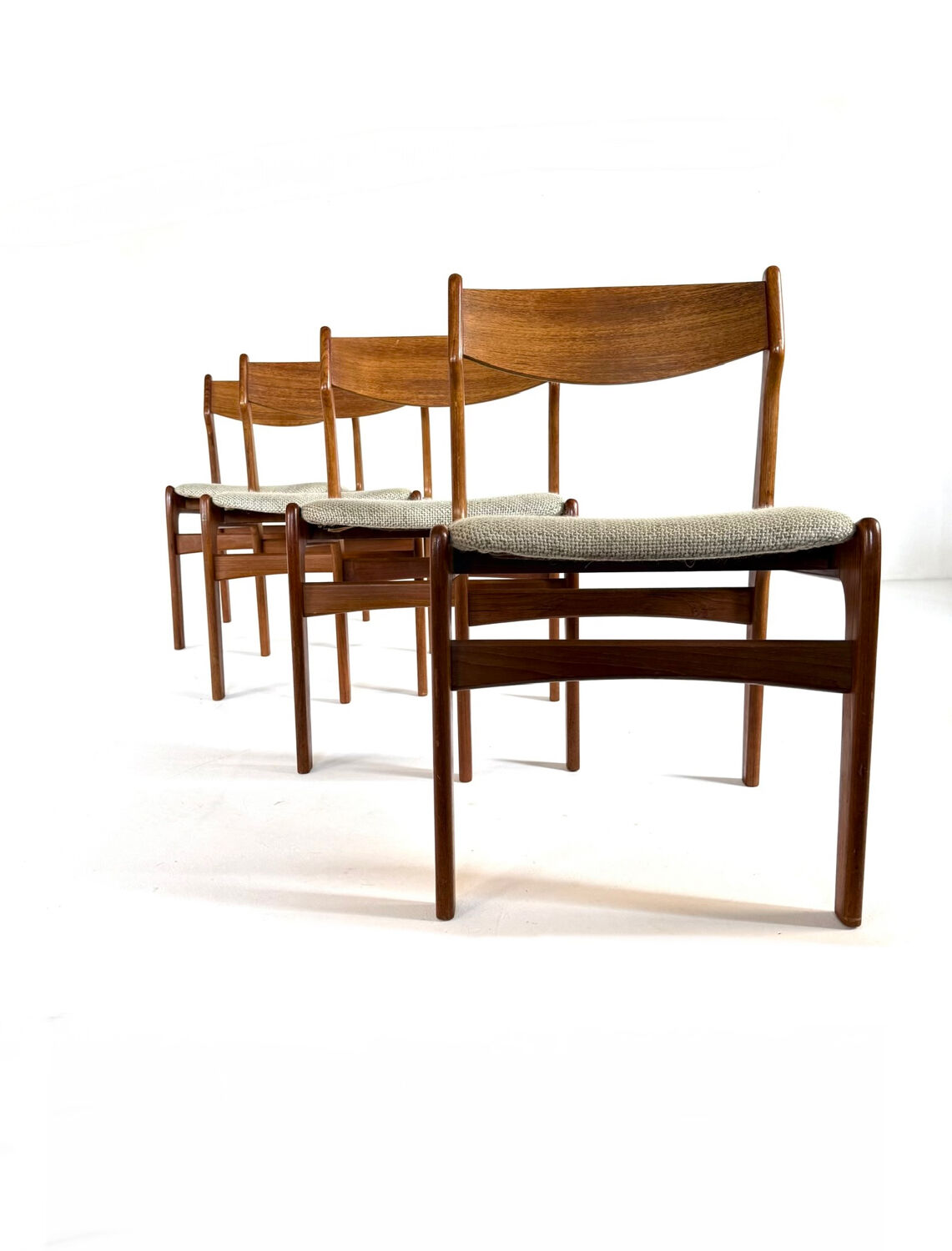 4x vintage Danish chairs