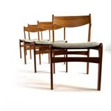 4x vintage Danish chairs