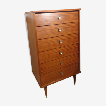 Vintage 1960s chest odf drawers