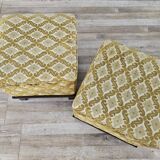 Paire de poufs Art Déco années 1930