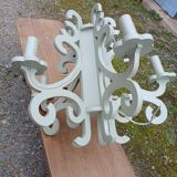 Lustre en bois style Gustavien